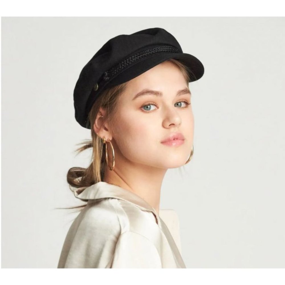 Brixton Fiddler Fisherman Cap Black M